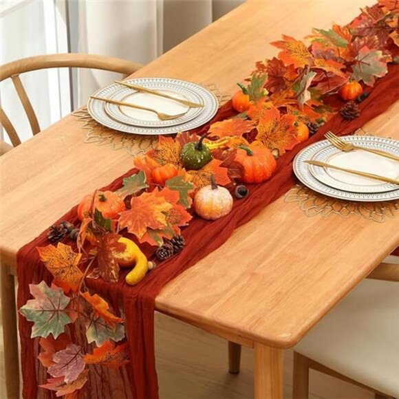 Fall Decorations for Home Thanksgiving Autumn Party Favors Terracotta Table - Picture 7 of 7